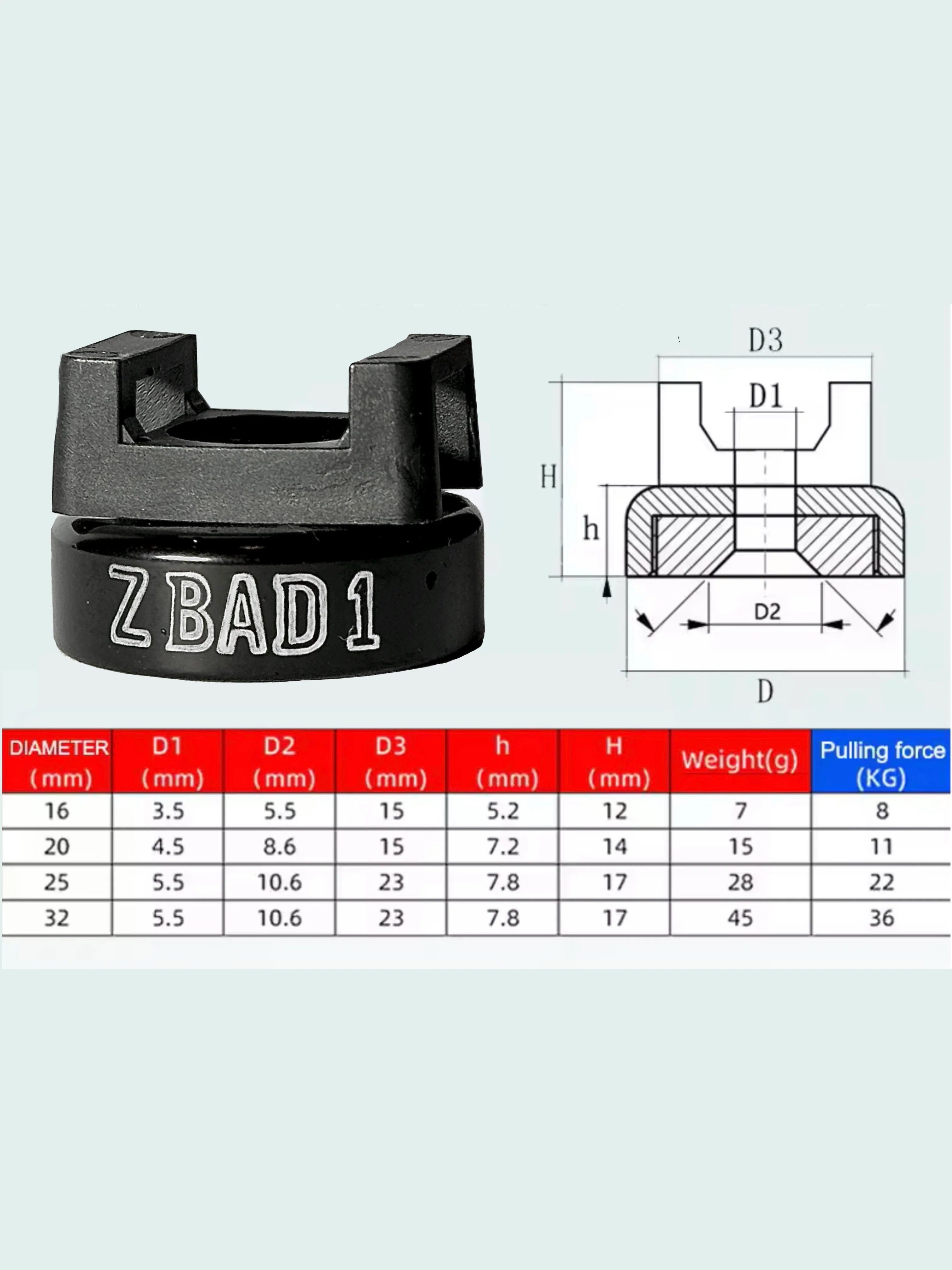 ZBAD1 - Magnet Cable Tie Holders - Image 7