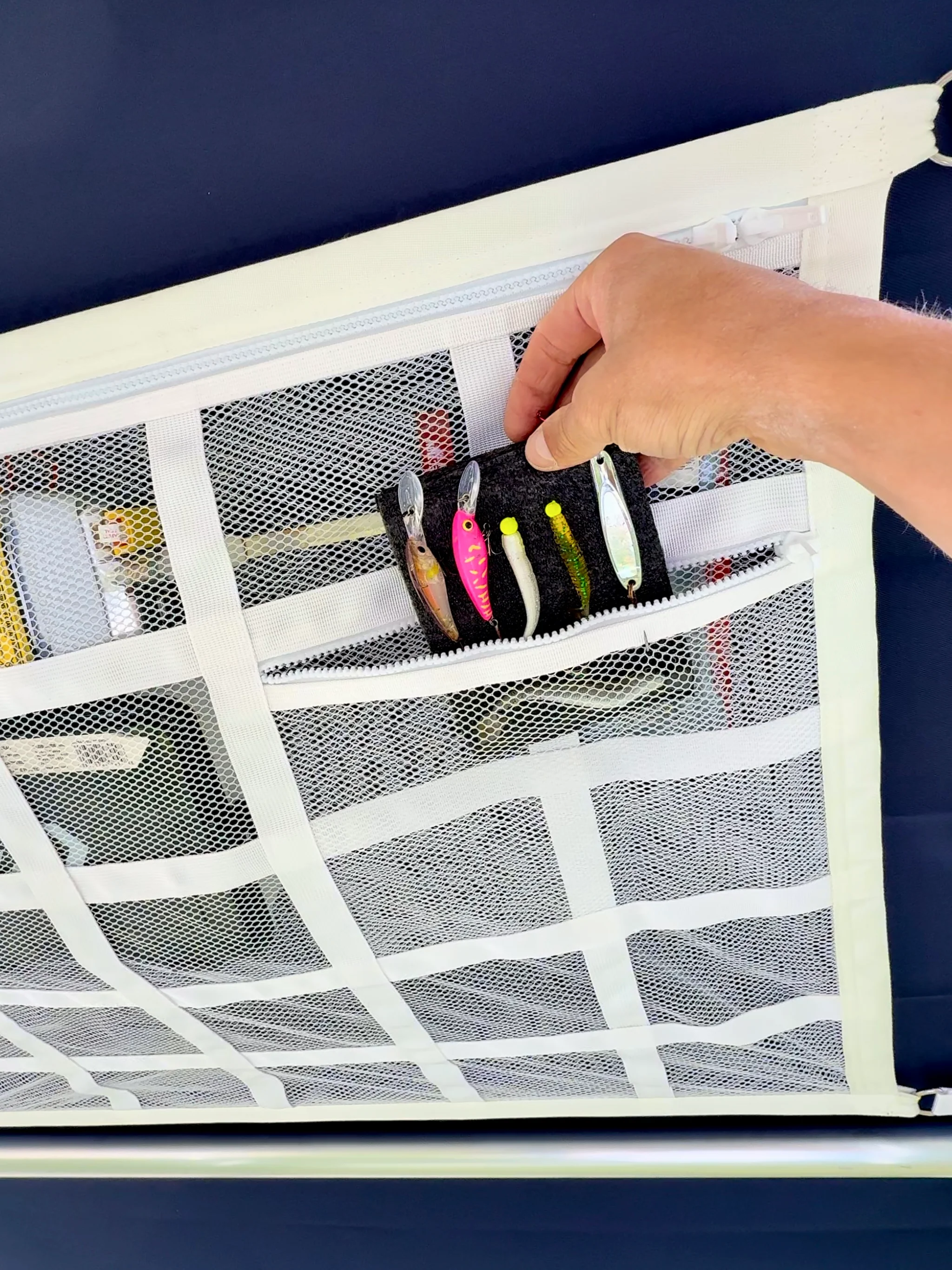 ZBAD1 - White Marine Grade Premium Cargo Net - Image 4